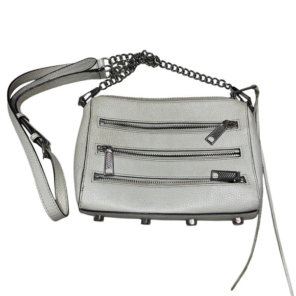 Rebecca Minkoff Handbags - Rebecca Minkoff Ivory Leather Cross Body Removable Adjustable‎ Straps
